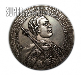 Рубль 1605 года коронация Лжедмитрия НОВОДЕЛ